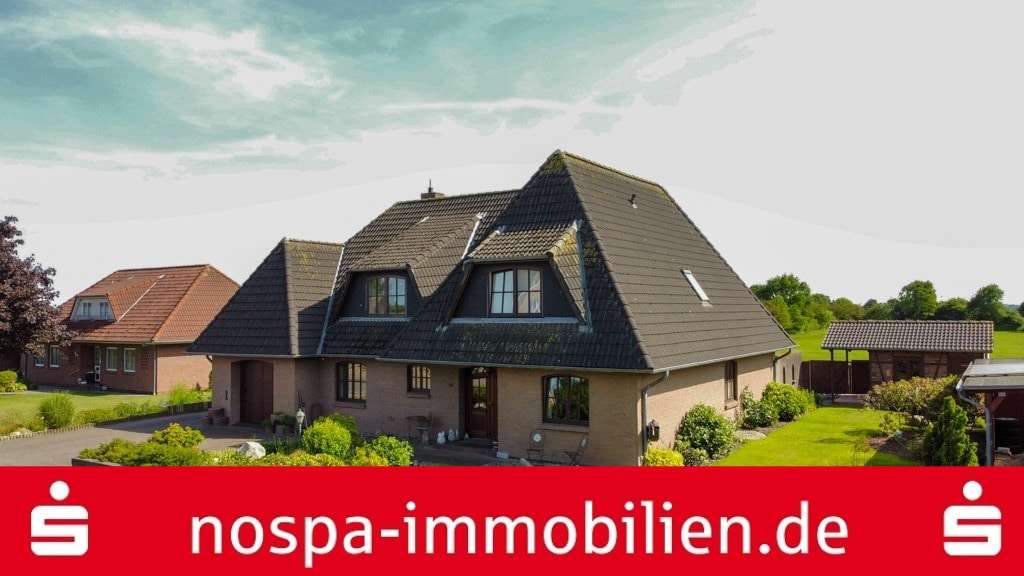 Straßenansicht - Einfamilienhaus in 25850 Behrendorf mit 217m² kaufen