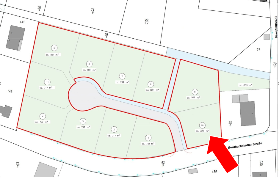 Grundstück 10 - Grundstück in 24969 Lindewitt mit 721m² kaufen