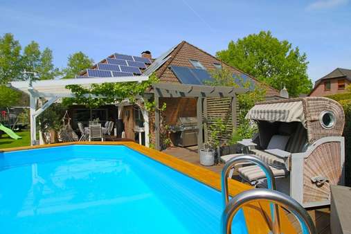 Schwimmingpool - Einfamilienhaus in 24850 Schuby mit 183m² kaufen