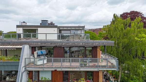 Drohnenbild Drohnenbild - Etagenwohnung in 24943 Flensburg mit 104m² kaufen