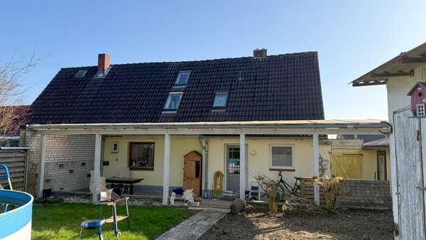 Gartenansicht - Doppelhaushälfte in 24966 Sörup mit 102m² kaufen