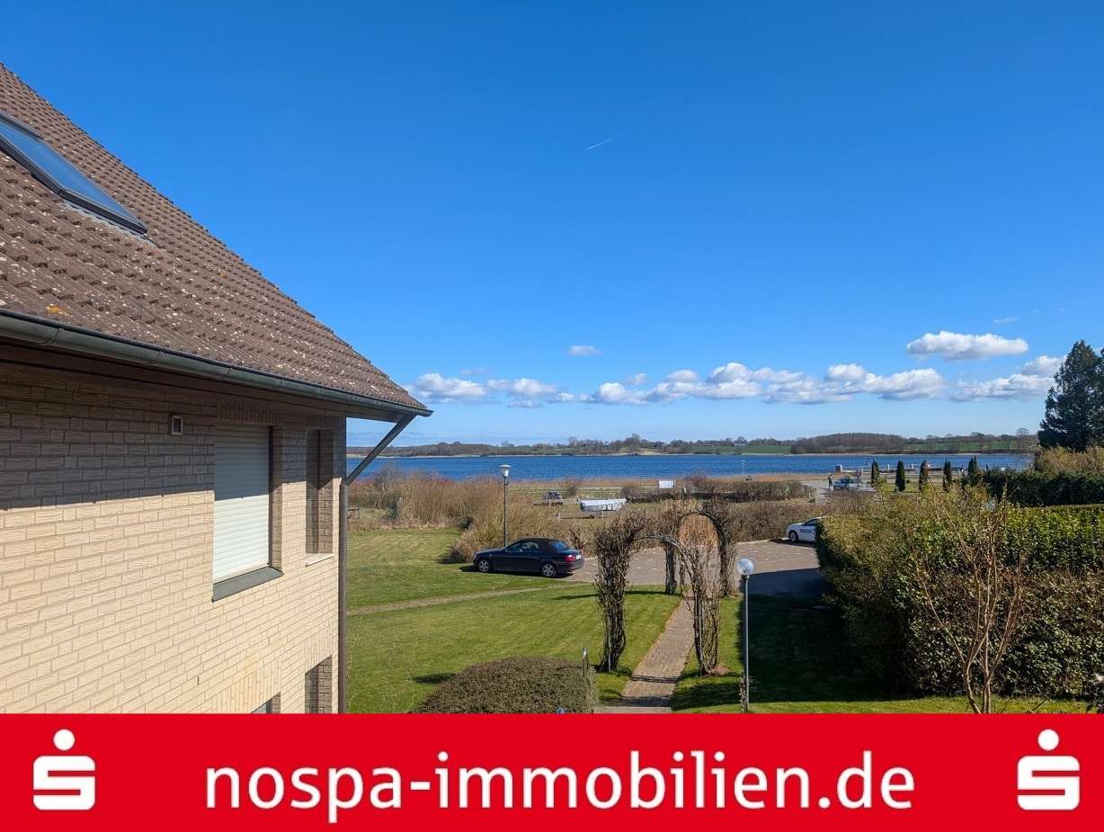 Aussicht auf Schlei und Parkplätze Aussicht auf Schlei und Parkplätze - Erdgeschosswohnung in 24392 Boren mit 48m² kaufen