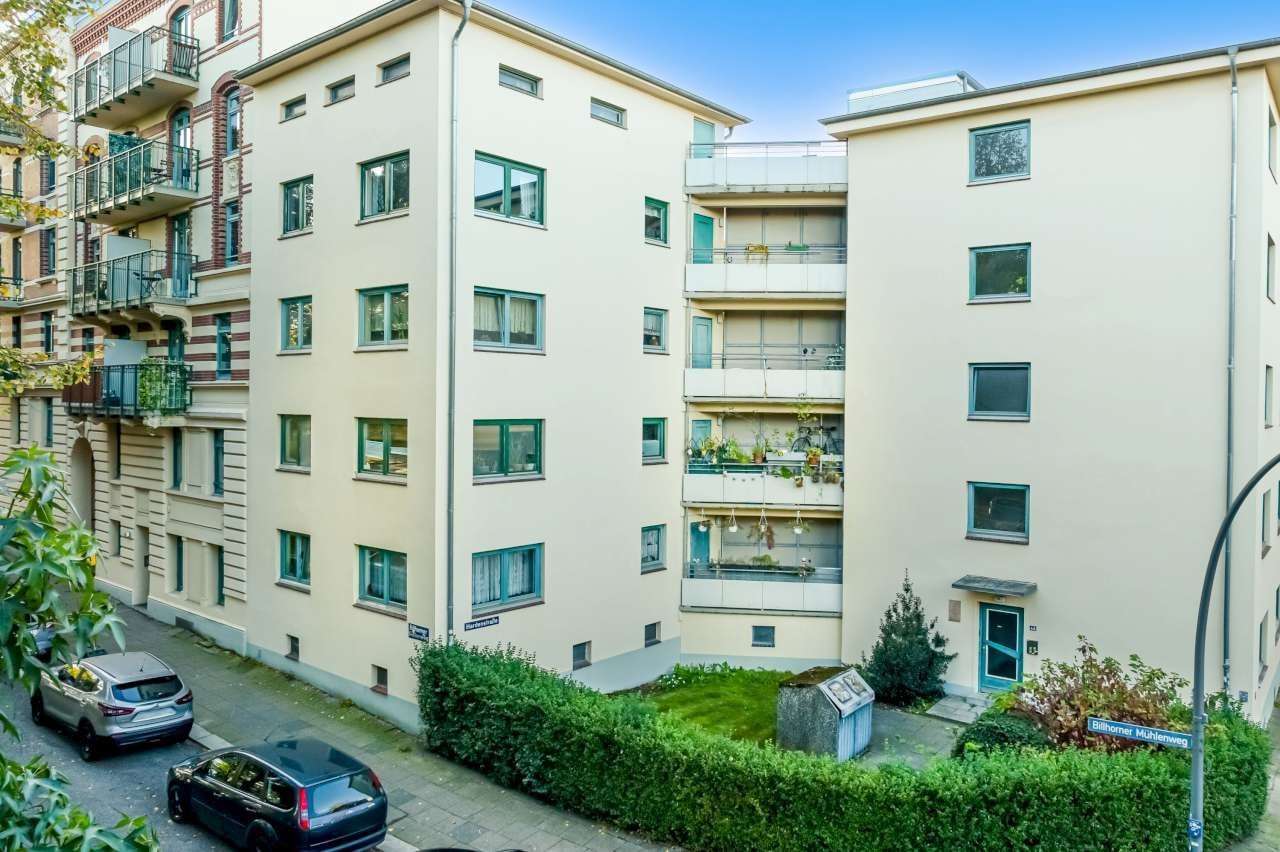 Frontansicht - Etagenwohnung in 20539 Hamburg mit 56m² kaufen