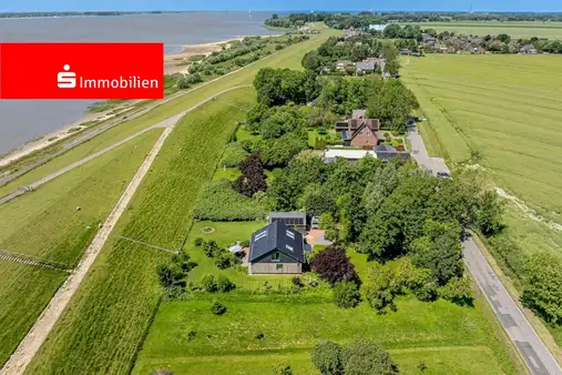 Traumhafte Deichlage in unmittelbarer Elbstrandnähe !!!