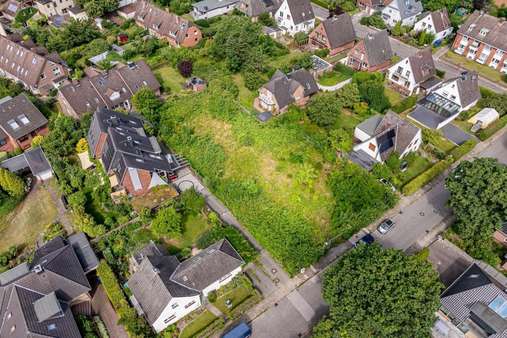 Luftaufnahme Luftaufnahme - Grundstück in 22880 Wedel mit 1432m² kaufen