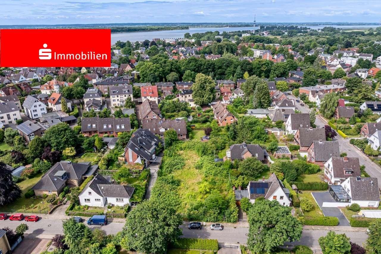 Luftaufnahme 1 Luftaufnahme 1 - Grundstück in 22880 Wedel mit 1432m² kaufen