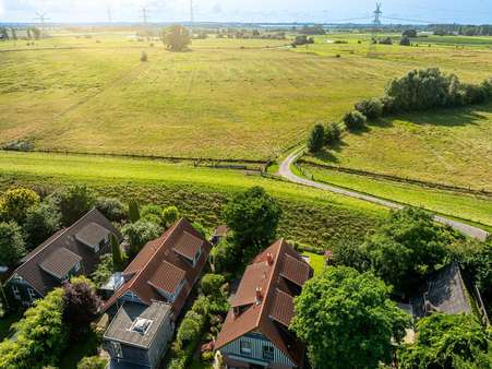 Die Felder als Aussicht. Die Felder als Aussicht. - Doppelhaushälfte in 25491 Hetlingen mit 111m² kaufen