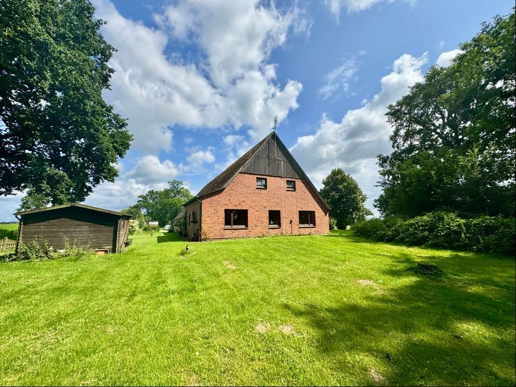 Blick aufs Haus-1 - Doppelhaushälfte in 25563 Wrist mit 134m² kaufen