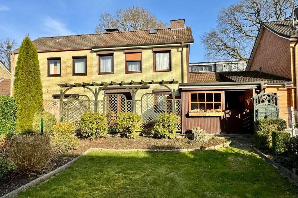 Ansicht der Rückseite Ansicht der Rückseite - Doppelhaushälfte in 25524 Itzehoe mit 107m² kaufen