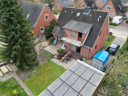 Luftbild - Einfamilienhaus in 25348 Glückstadt mit 92m² kaufen