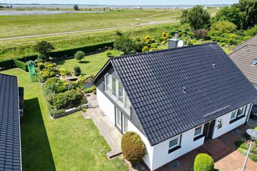 Luftaufnahme Luftaufnahme - Einfamilienhaus in 25348 Glückstadt mit 156m² kaufen