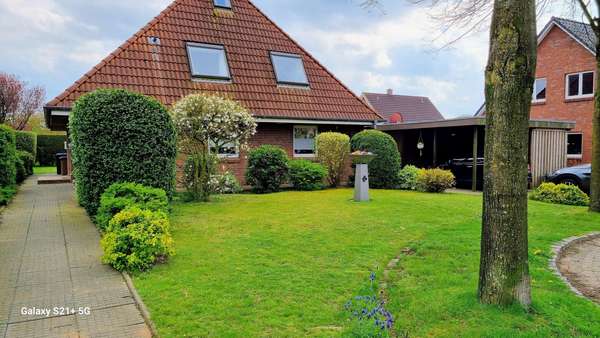 Frontansicht - Zweifamilienhaus in 25582 Hohenaspe mit 166m² kaufen