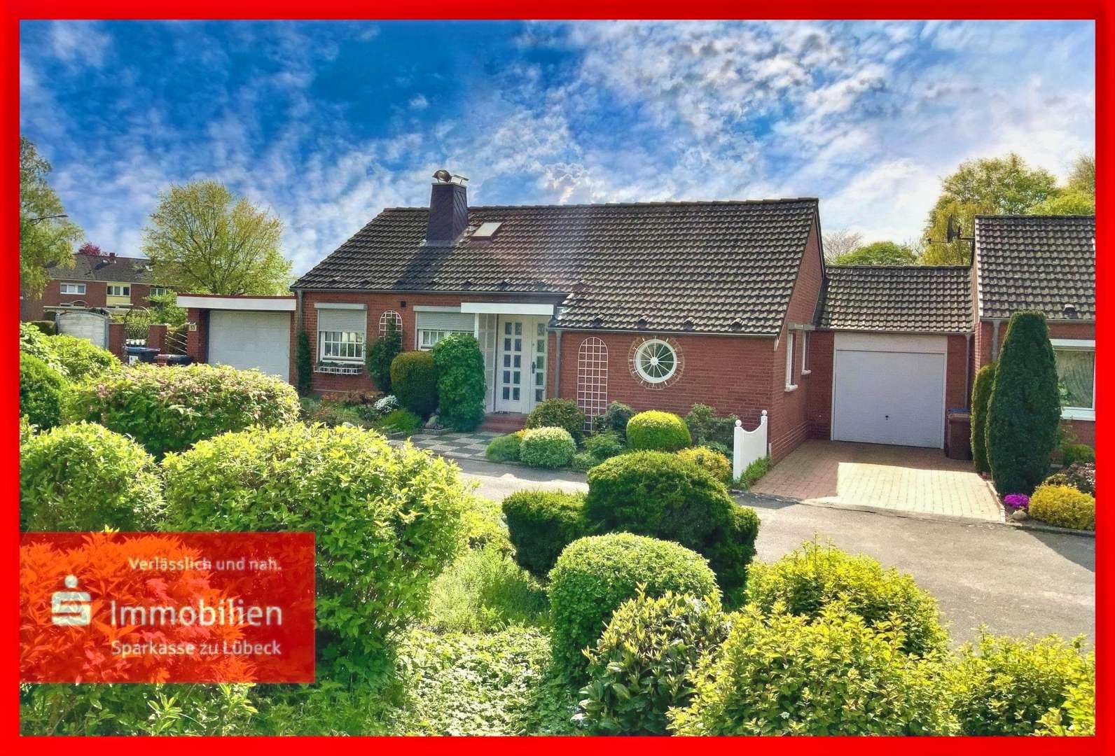 Blick aufs Haus - Einfamilienhaus in 23569 Lübeck mit 74m² kaufen