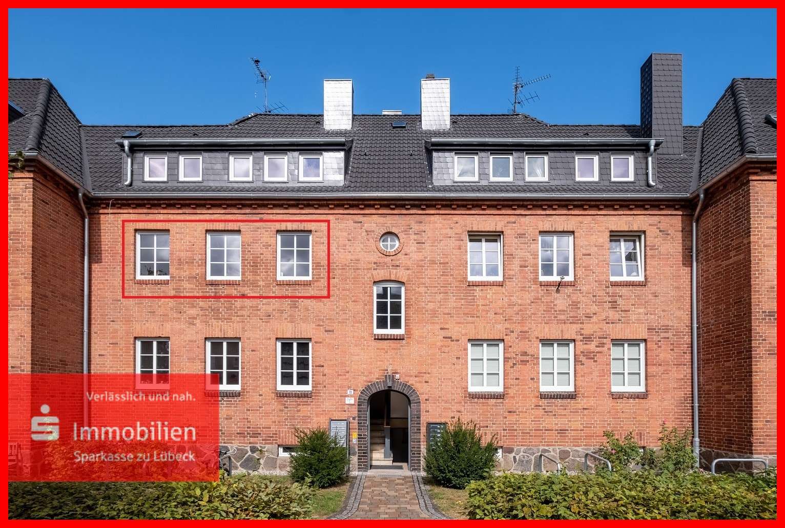 Hausansicht - Etagenwohnung in 23570 Lübeck mit 60m² günstig kaufen