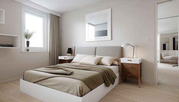 Schlafzimmer - Penthouse-Wohnung in 23743 Grömitz mit 86m² günstig kaufen