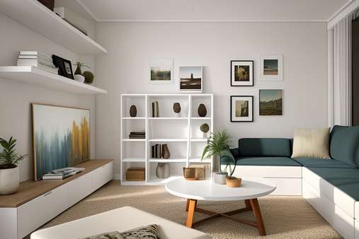 Wohnbereich - Penthouse-Wohnung in 23743 Grömitz mit 81m² kaufen