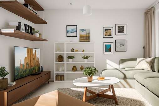 Wohnbereich - Penthouse-Wohnung in 23743 Grömitz mit 81m² kaufen