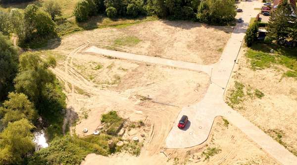 Baugebiet von Oben - Grundstück in 23948 Christinenfeld mit 587m² kaufen