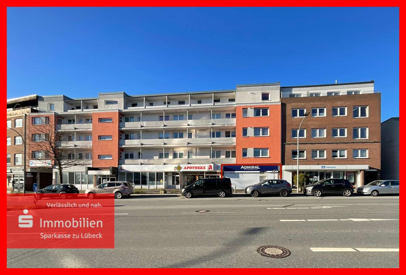 Ansicht Segeberger Straße - Wohn- / Geschäftshaus in 23617 Stockelsdorf mit 84m² als Kapitalanlage günstig kaufen