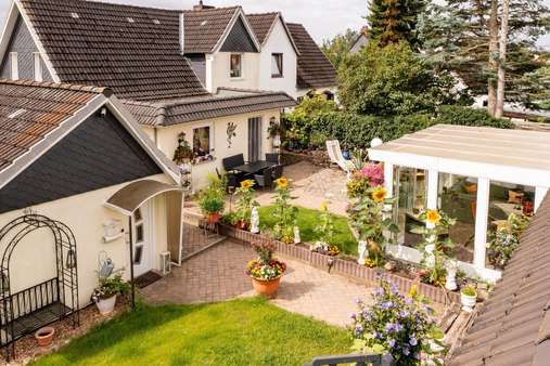 Garten - Doppelhaushälfte in 23568 Lübeck mit 122m² kaufen
