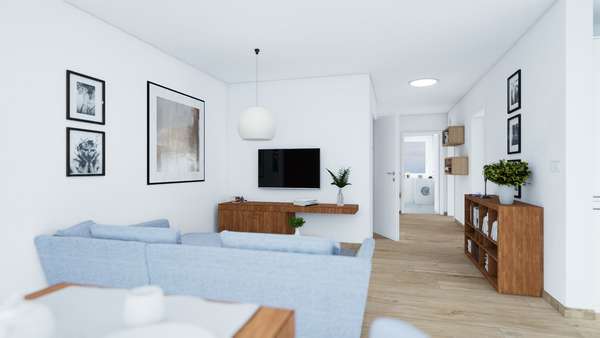 Wohnbereich - Erdgeschosswohnung in 23743 Grömitz mit 86m² kaufen