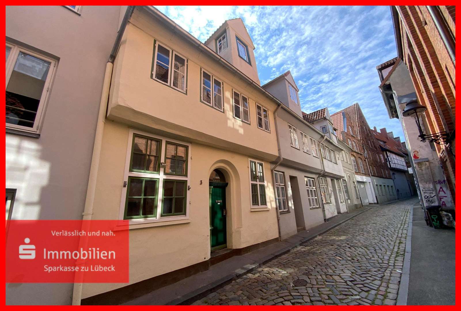 Straßenansicht - Stadthaus in 23552 Lübeck mit 48m² kaufen