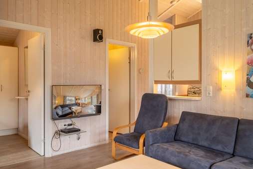 Wohnzimmer - Strandhaus in 23570 Lübeck mit 54m² kaufen