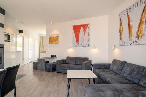 Wohnbereich - Penthouse-Wohnung in 23570 Lübeck mit 96m² kaufen