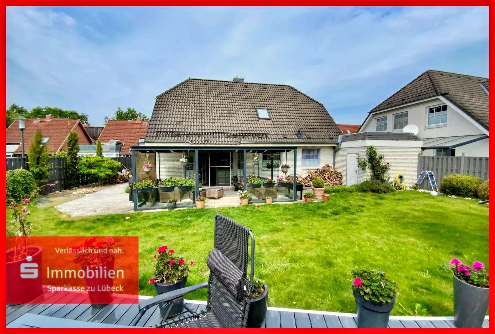 Gartenansicht - Einfamilienhaus in 23611 Bad Schwartau mit 128m² kaufen