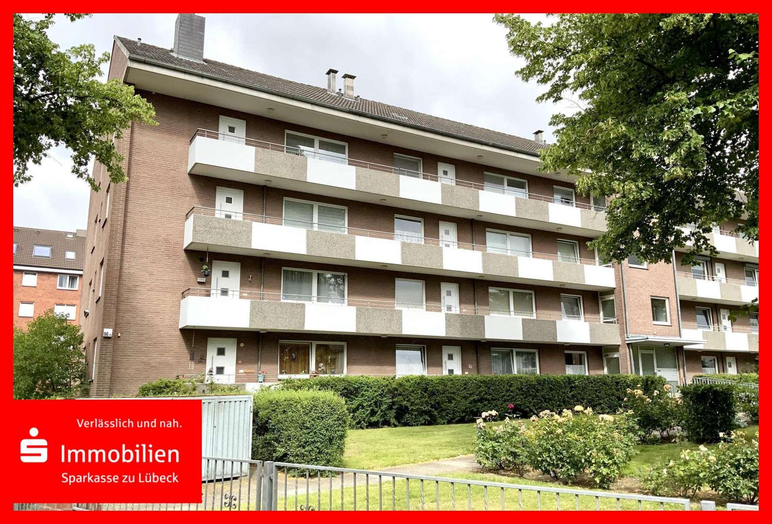 Vorderansicht Vorderansicht - Etagenwohnung in 23556 Lübeck mit 41m² kaufen