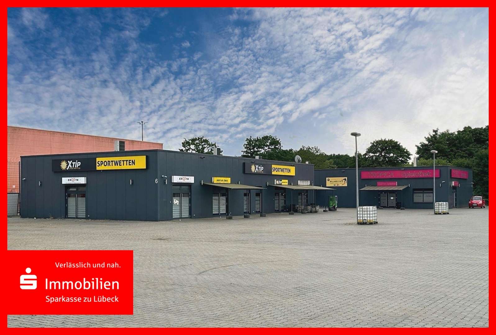Ansicht vom Parkplatz - Freizeitanlage in 23843 Bad Oldesloe mit 719m² als Kapitalanlage kaufen