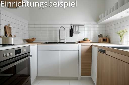 Küche - Etagenwohnung in 23564 Lübeck mit 49m² kaufen