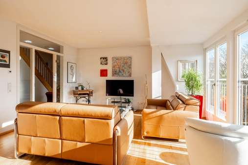 Wohnbereich - Penthouse-Wohnung in 23570 Lübeck mit 109m² kaufen