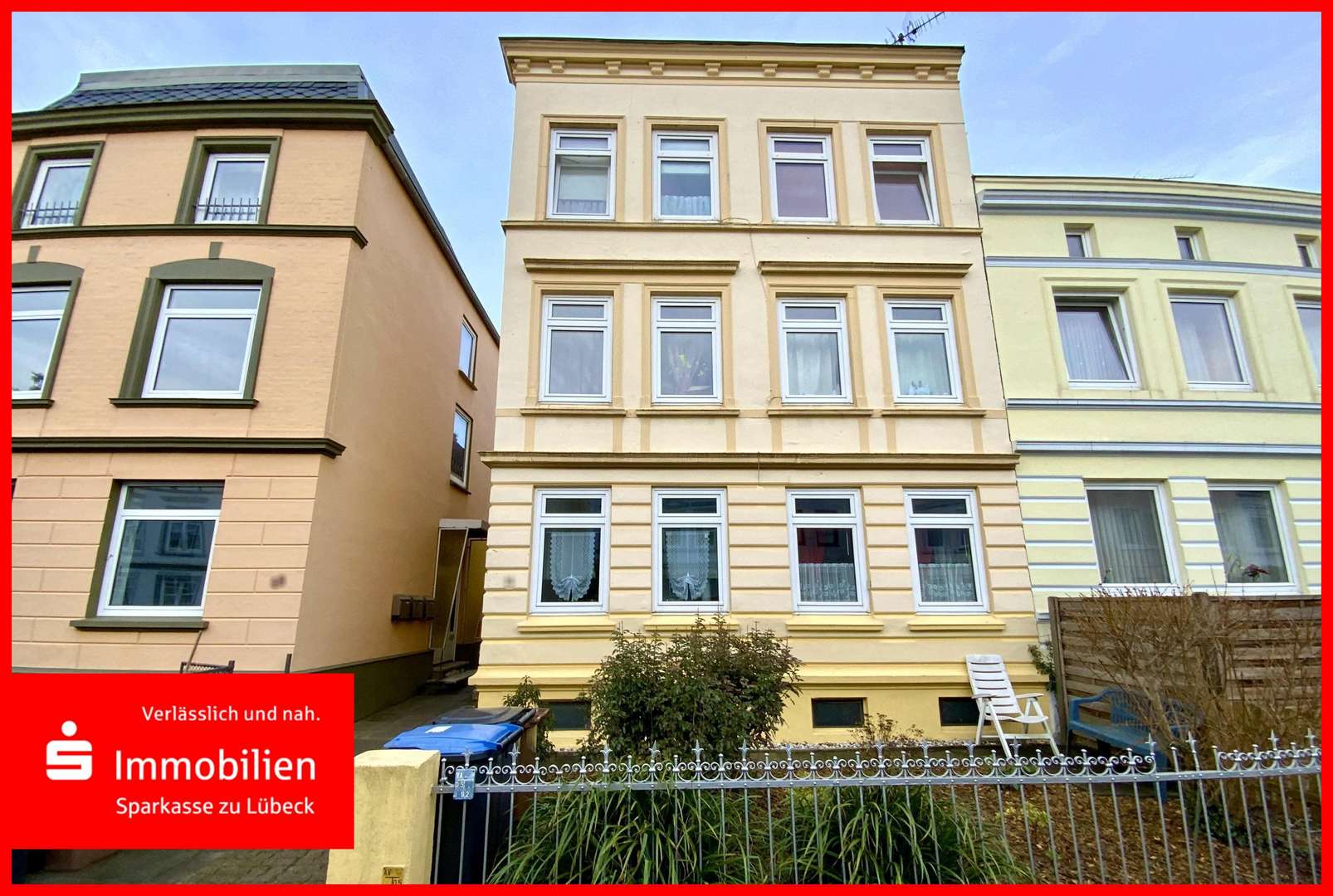 Vorderansicht - Mehrfamilienhaus in 23554 Lübeck mit 144m² als Kapitalanlage kaufen