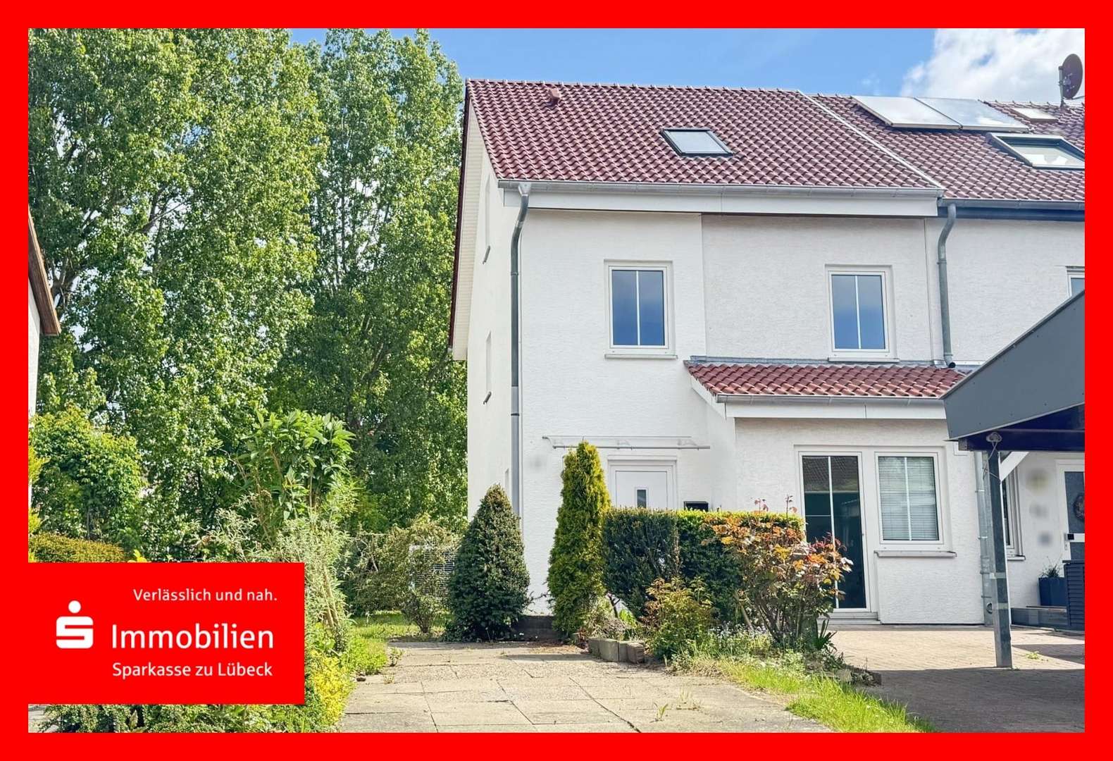 Straßenansicht - Reihenendhaus in 23558 Lübeck mit 114m² kaufen