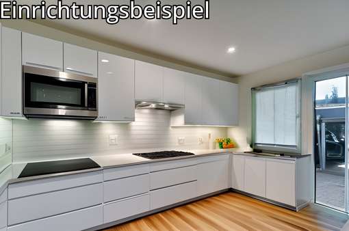 Küche Einrichtungsbeispiel - Reihenendhaus in 23558 Lübeck mit 114m² kaufen