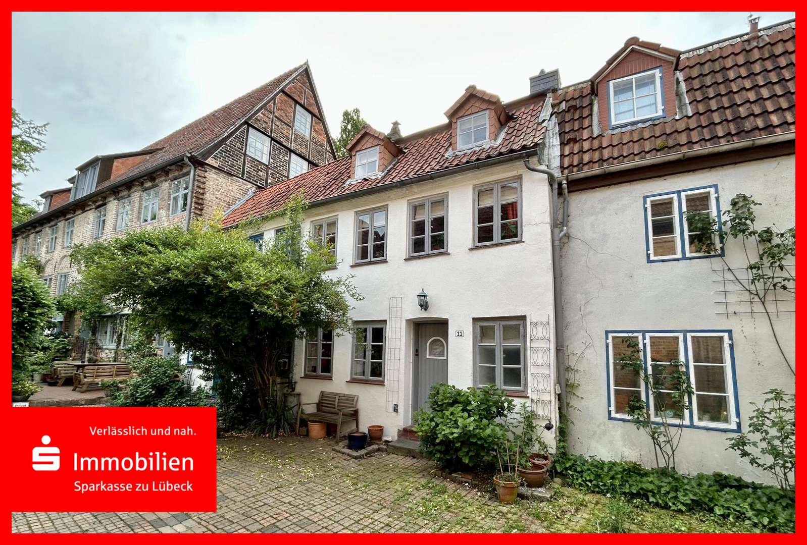 Kleines Ganghaus nahe Koberg - Reihenmittelhaus in 23552 Lübeck mit 49m² kaufen
