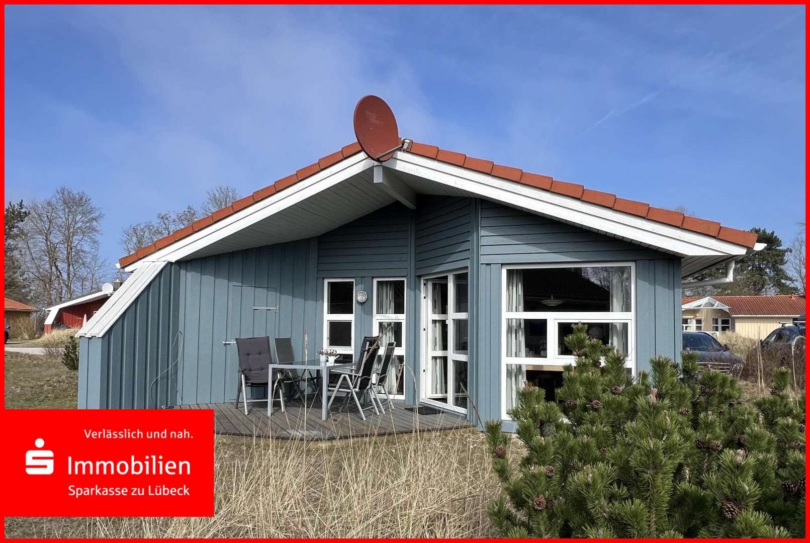 Hausrückansicht - Bungalow in 23570 Lübeck mit 55m² kaufen