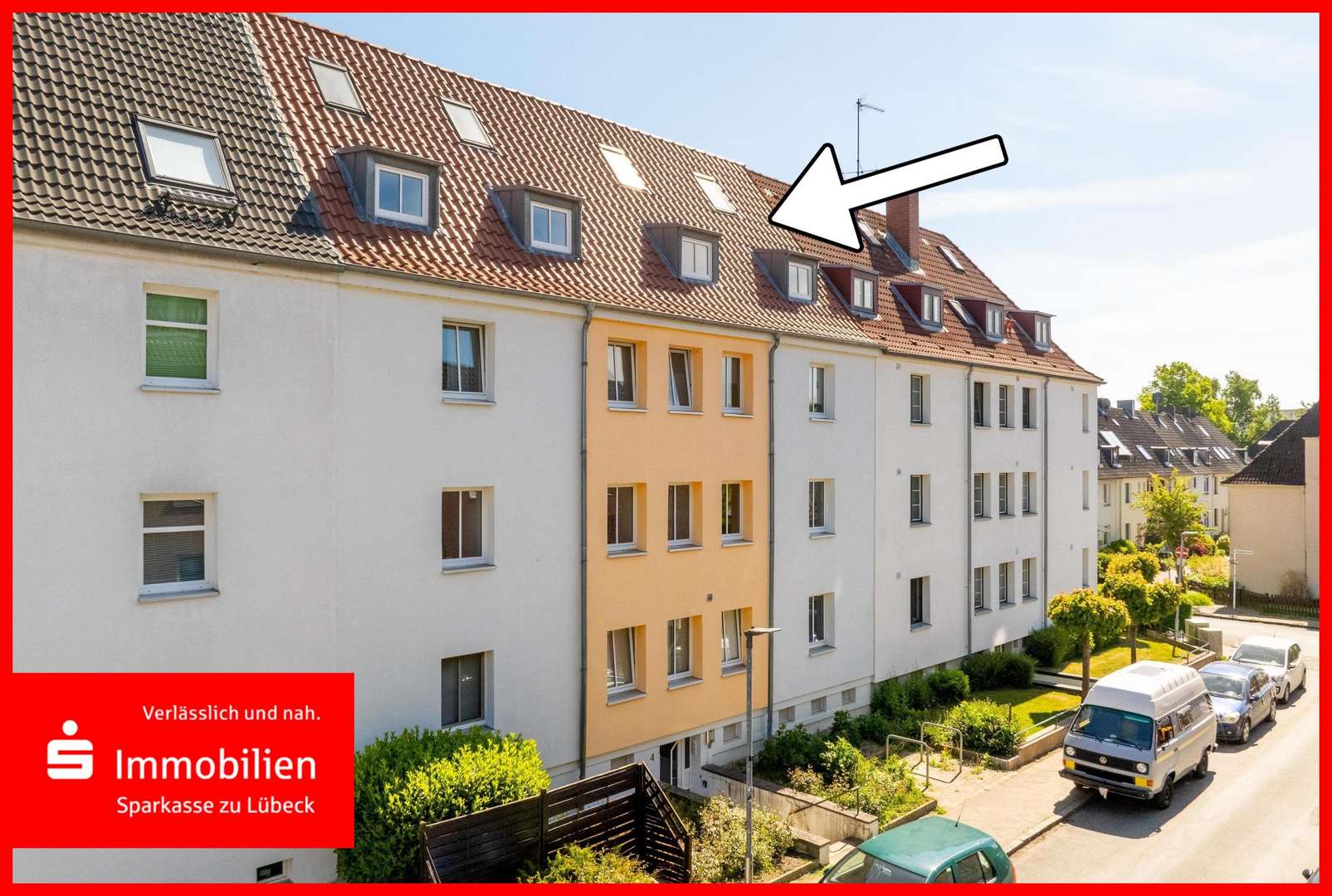Außenansicht Außenansicht - Dachgeschosswohnung in 23556 Lübeck mit 73m² kaufen