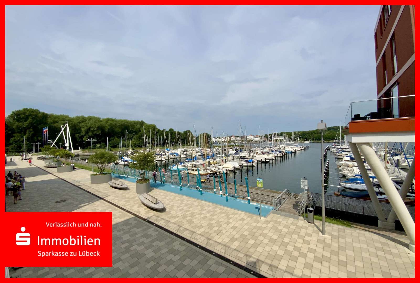Blick vom Balkon - Ferienwohnung in 23570 Lübeck mit 57m² kaufen