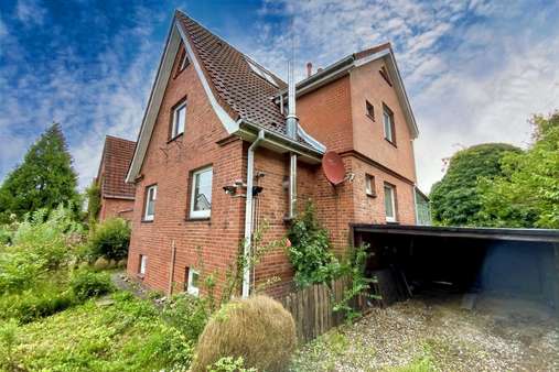 Seitenansicht Seitenansicht - Einfamilienhaus in 23568 Lübeck mit 83m² kaufen