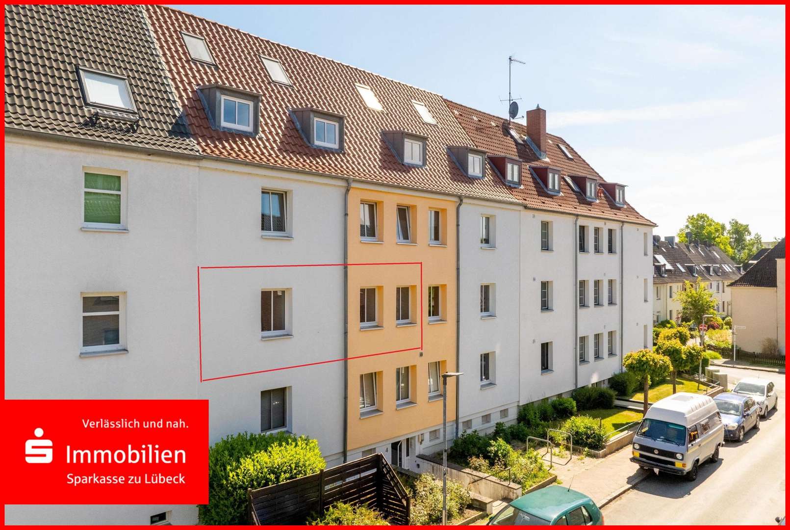 Außenansicht Außenansicht - Etagenwohnung in 23556 Lübeck mit 53m² kaufen