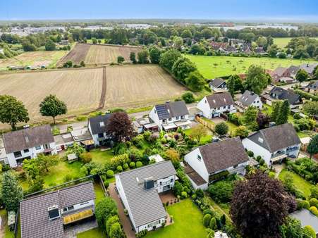 Rückansicht  - Doppelhaushälfte in 22844 Norderstedt mit 130m² kaufen