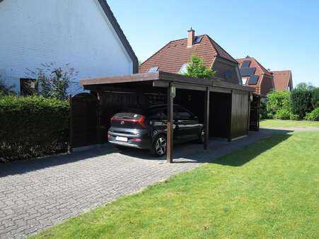 Carport mit Abstellraum - Doppelhaushälfte in 24539 Neumünster mit 95m² kaufen