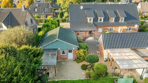 Rückansicht Rückansicht - Doppelhaushälfte in 25365 Klein Offenseth-Sparrieshoop mit 104m² kaufen