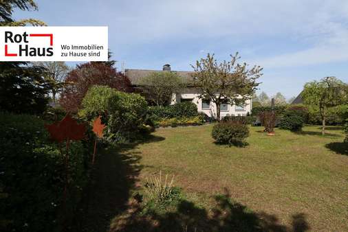 Blick vom Garten zum Haus - Einfamilienhaus in 21514 Klein Pampau mit 150m² kaufen