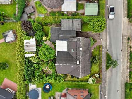 Ansicht von oben - Einfamilienhaus in 21481 Lauenburg mit 143m² kaufen