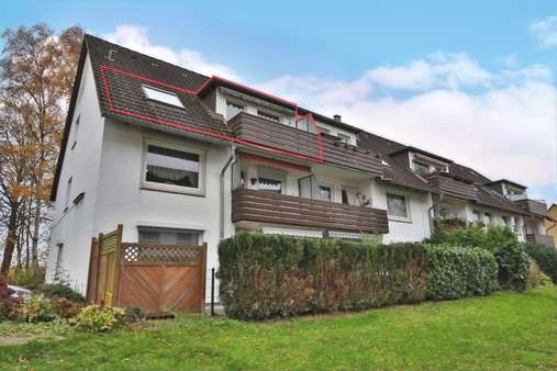 Hausansicht - Dachgeschosswohnung in 21502 Geesthacht mit 58m² kaufen