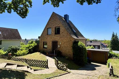 Straßenansicht Straßenansicht - Einfamilienhaus in 21502 Geesthacht mit 75m² kaufen