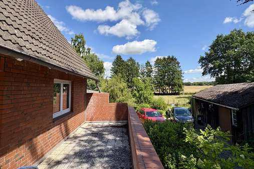 Blick von der Terrasse Blick von der Terrasse - Einfamilienhaus in 23881 Koberg mit 100m² kaufen